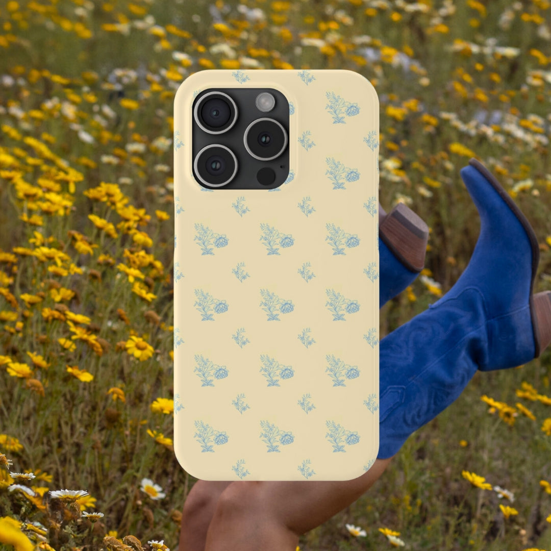 Positano Yellow Floral iPhone Case