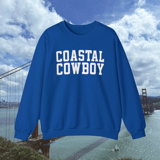 Cowboy Blue Varsity Crewneck